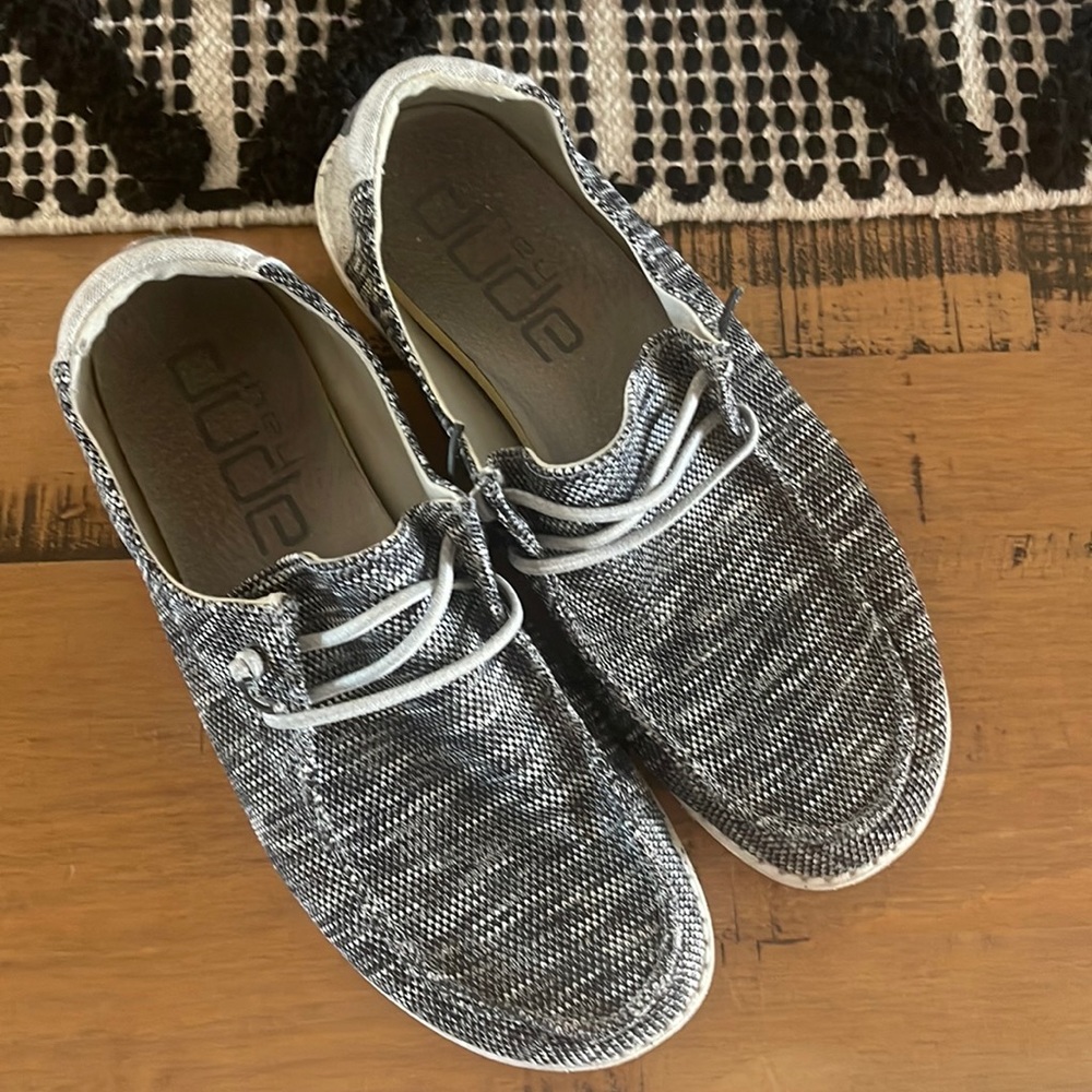 Grey Wendy Hey Dudes 🖤 size 10